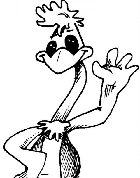 Kleurplaat Piet de Kanaripiet